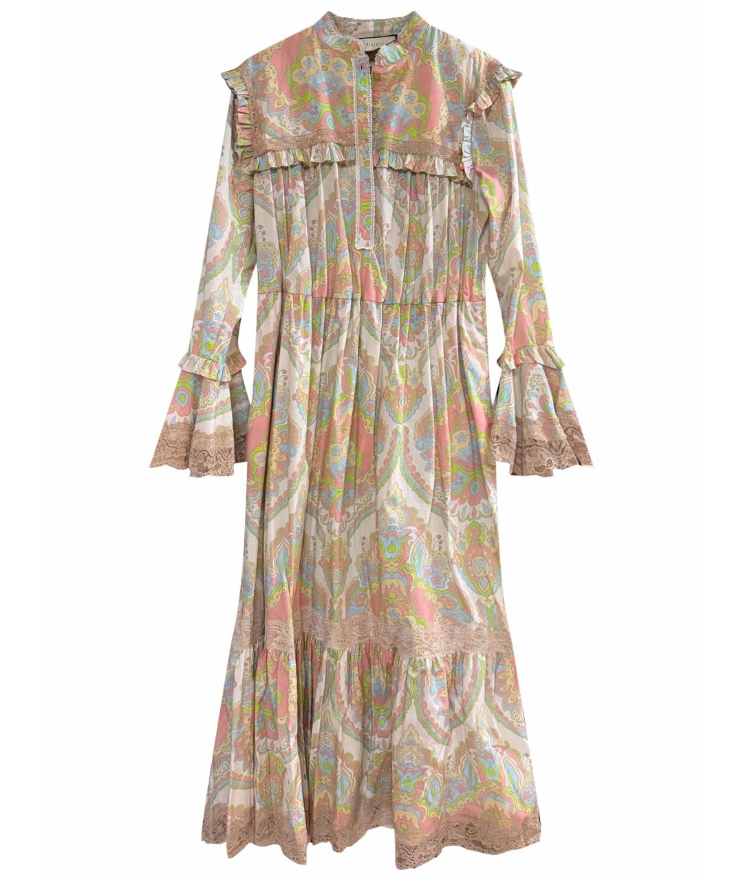 GUCCI Мульти платье, фото 1