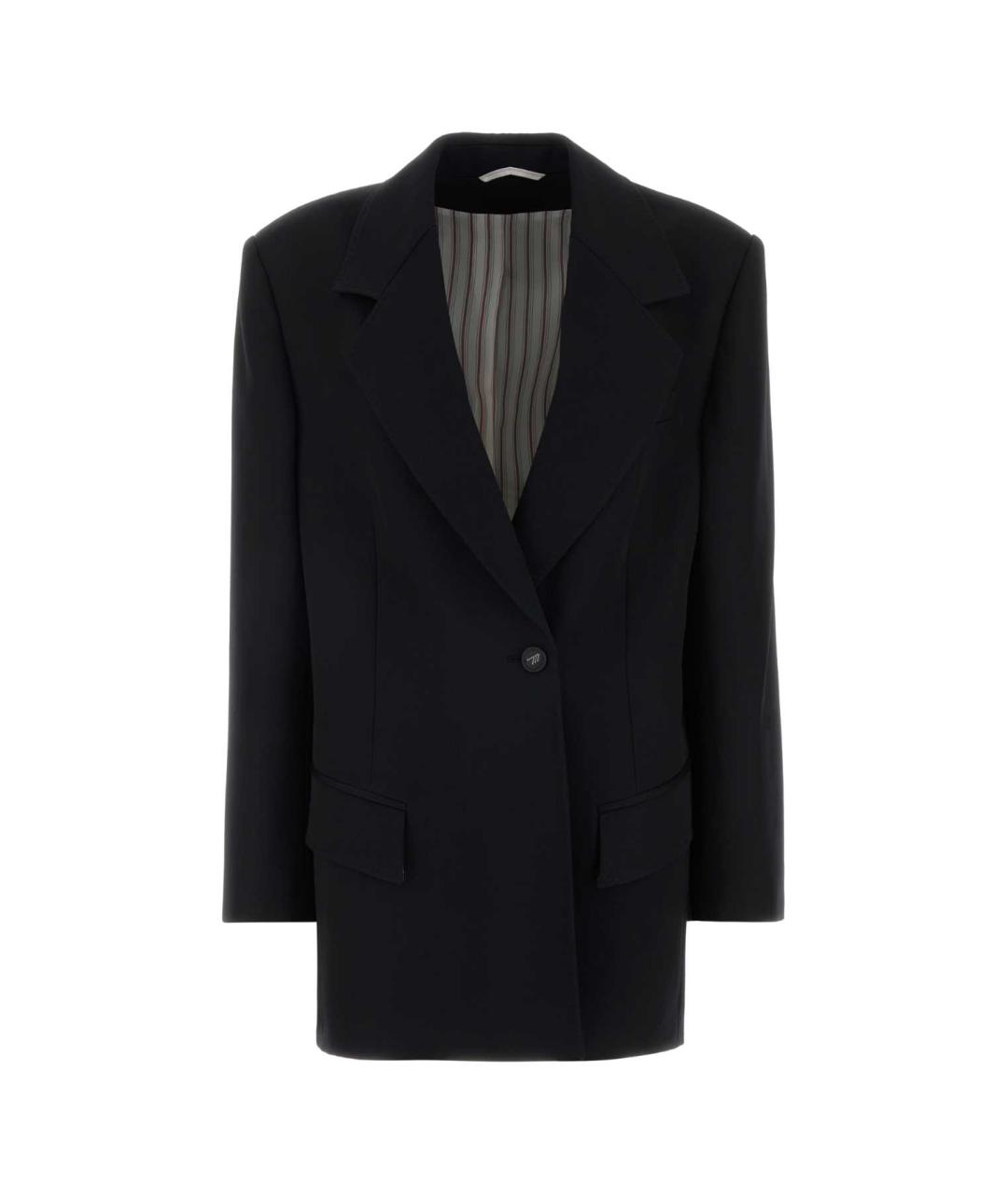 THE ATTICO Черный шерстяной жакет/пиджак, фото 1