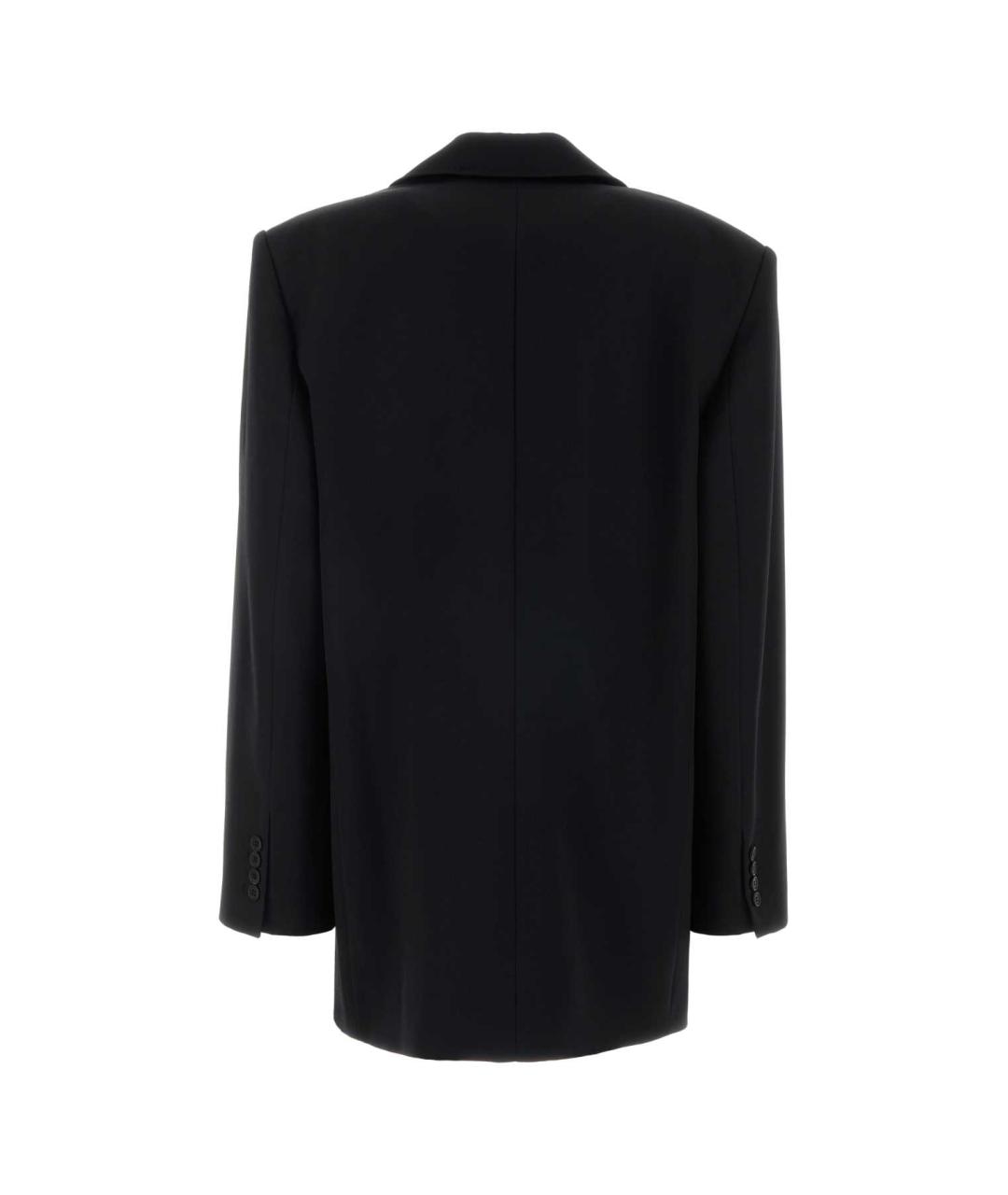THE ATTICO Черный шерстяной жакет/пиджак, фото 2