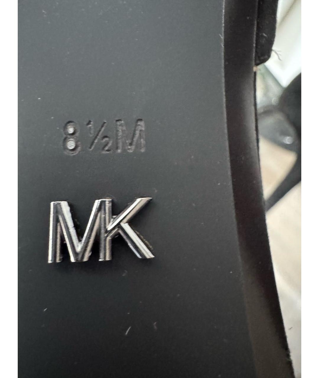 MICHAEL KORS Черные замшевые босоножки, фото 5