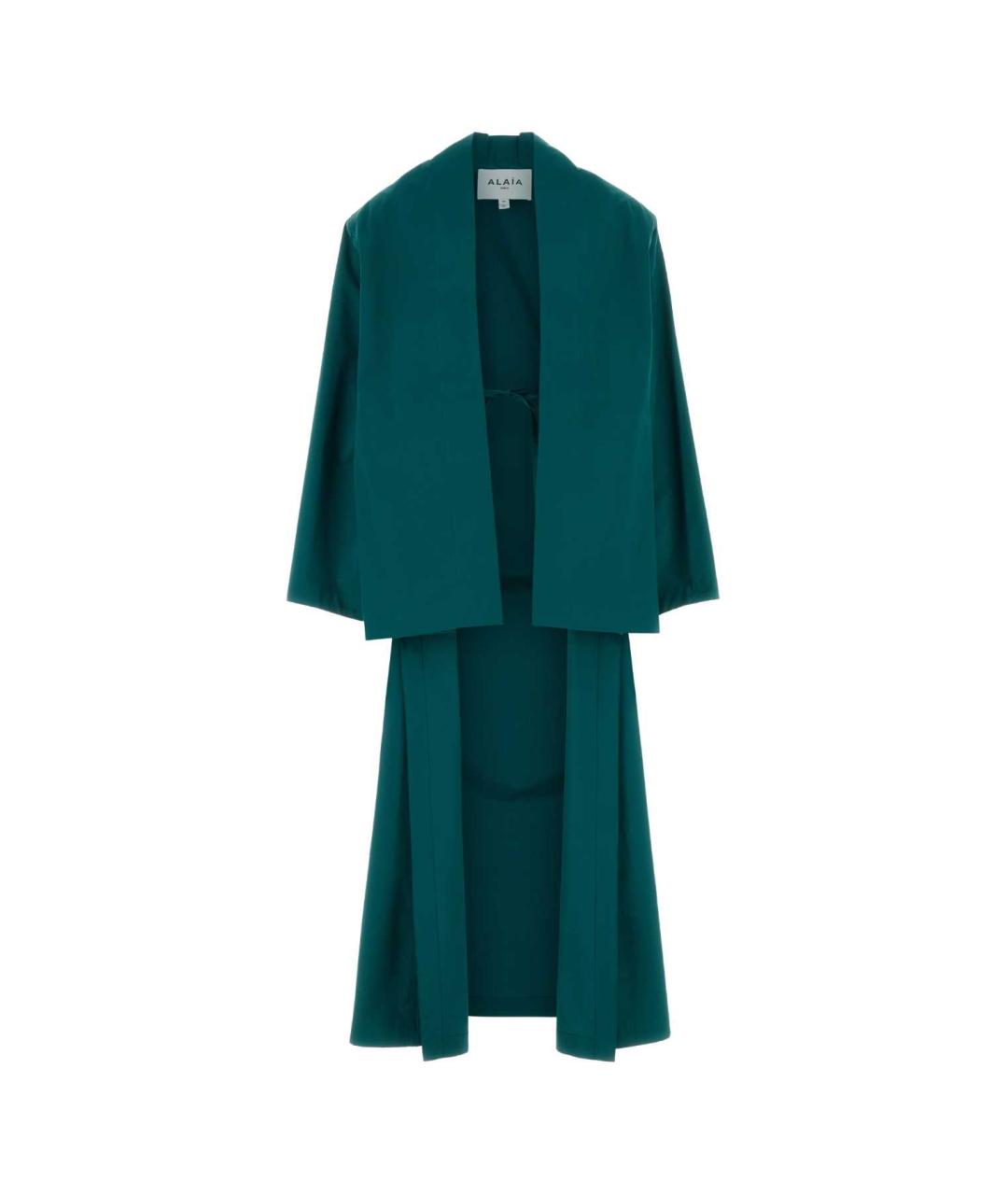 ALAIA Синее хлопковое платье, фото 1