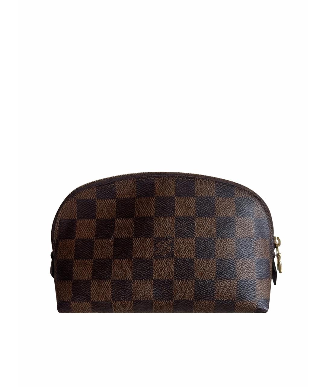 LOUIS VUITTON Коричневая косметичка, фото 1