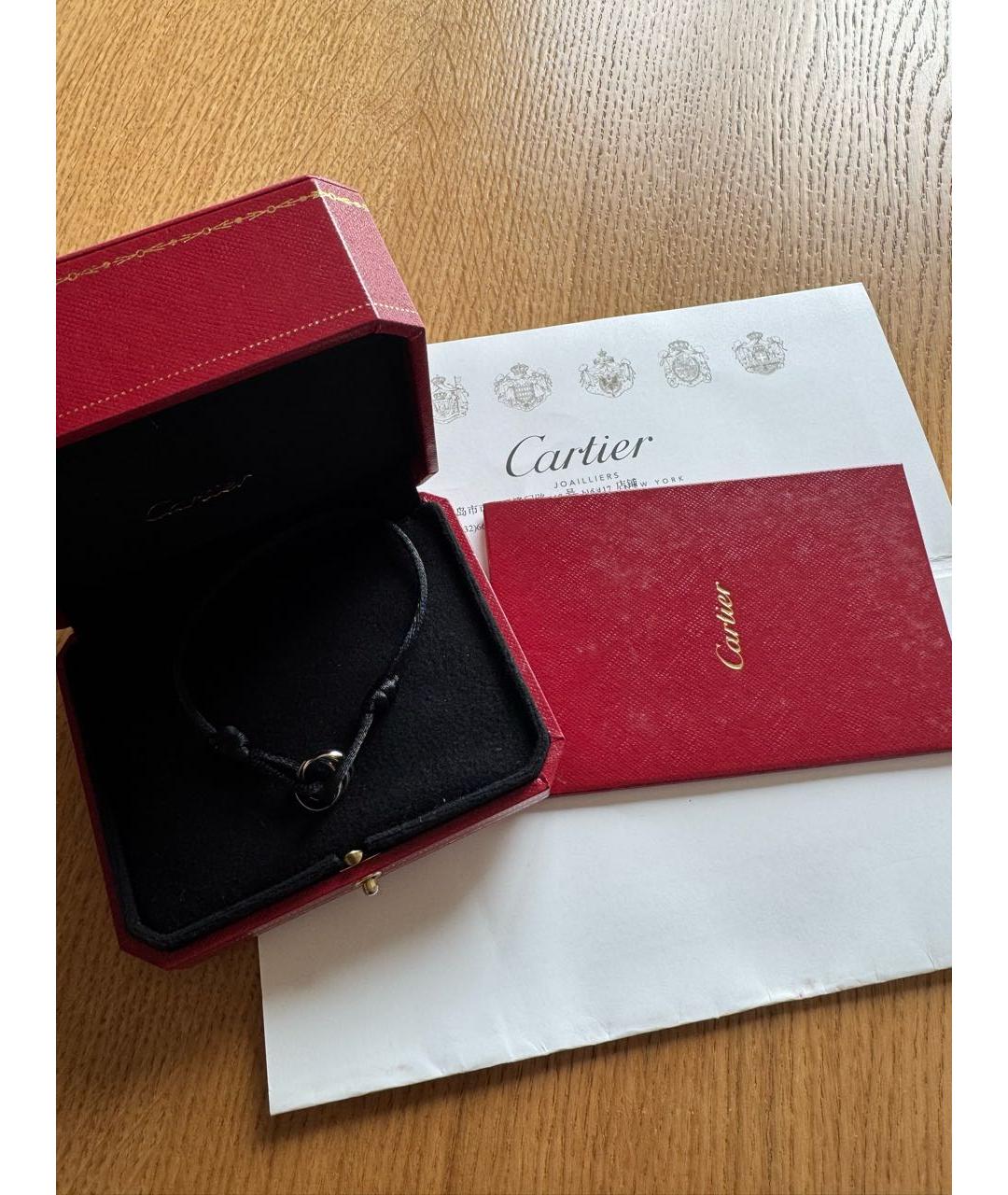 CARTIER Серебрянный браслет из белого золота, фото 2