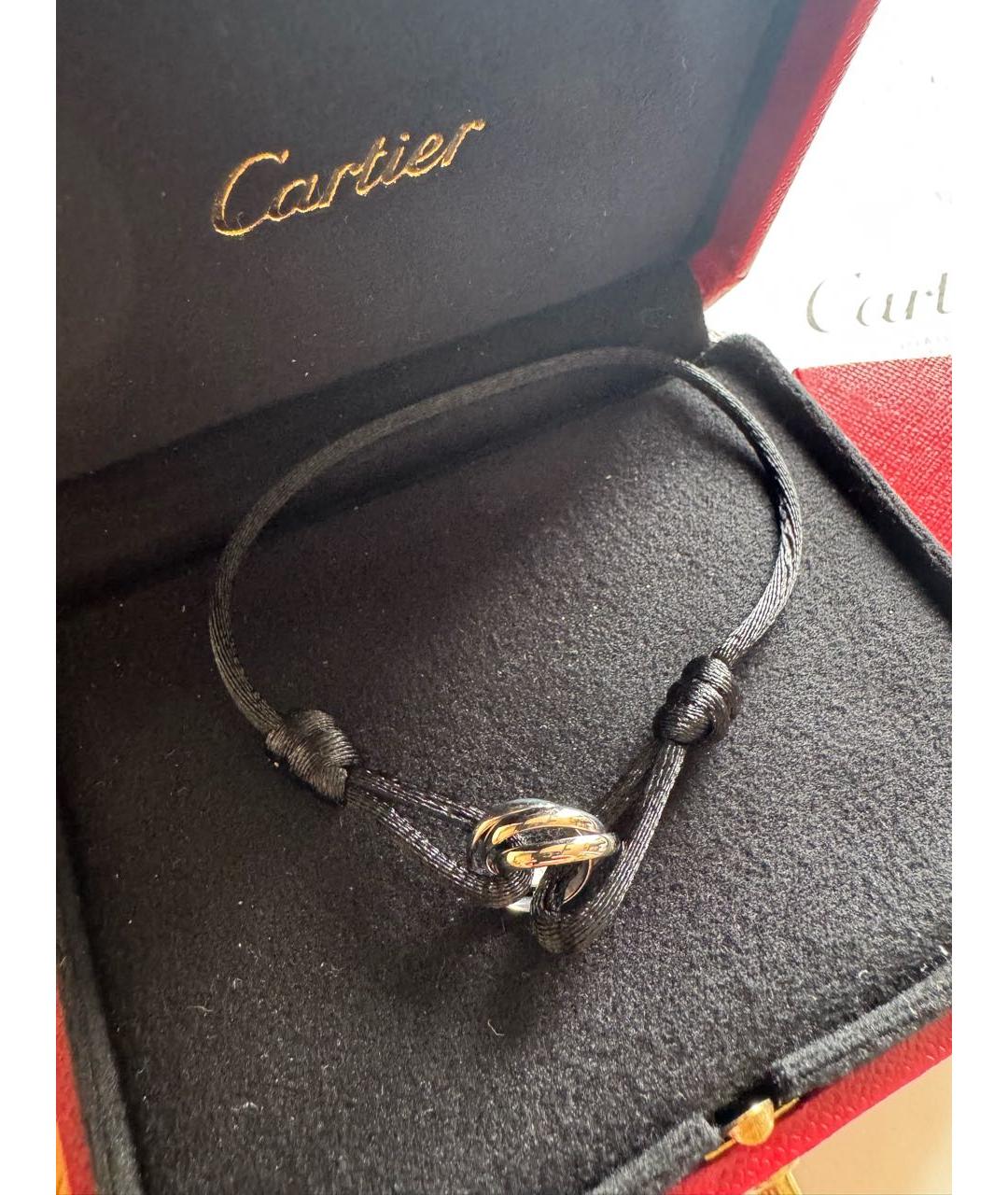 CARTIER Серебрянный браслет из белого золота, фото 3