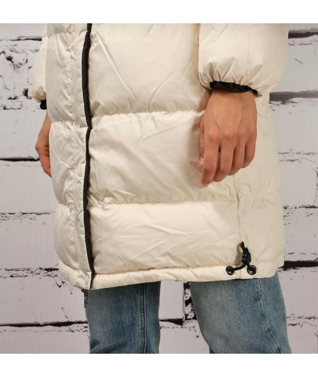 MONCLER Бежевый пуховик, фото 3