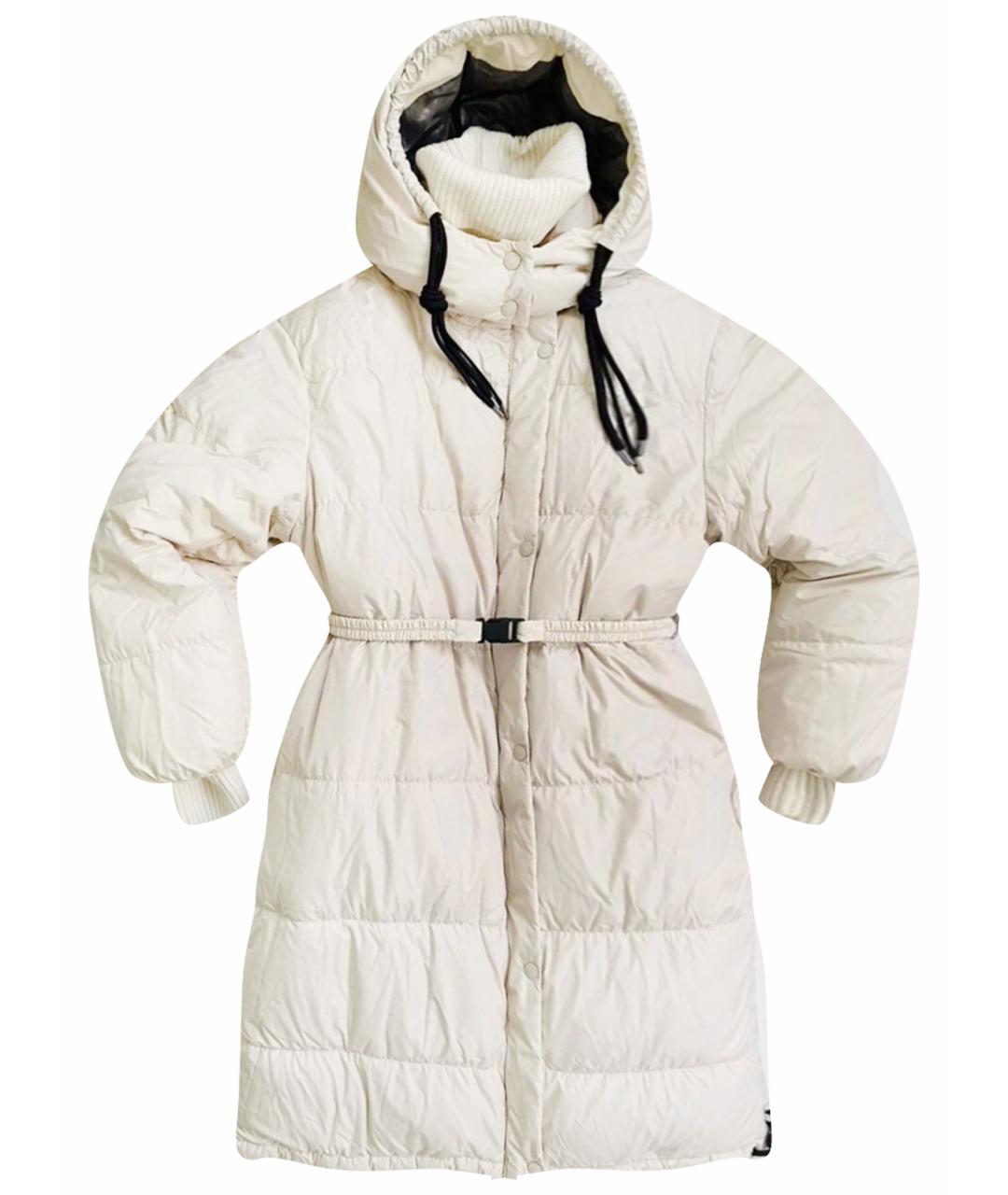 MONCLER Бежевый пуховик, фото 1