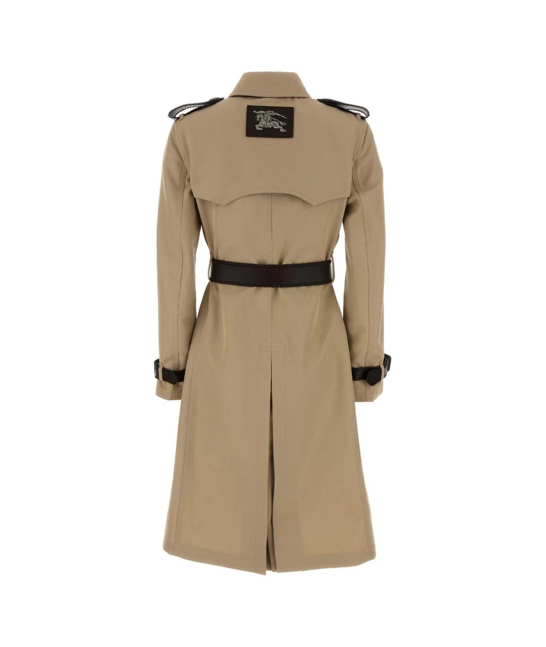 BURBERRY Бежевый хлопковый тренч/плащ, фото 2