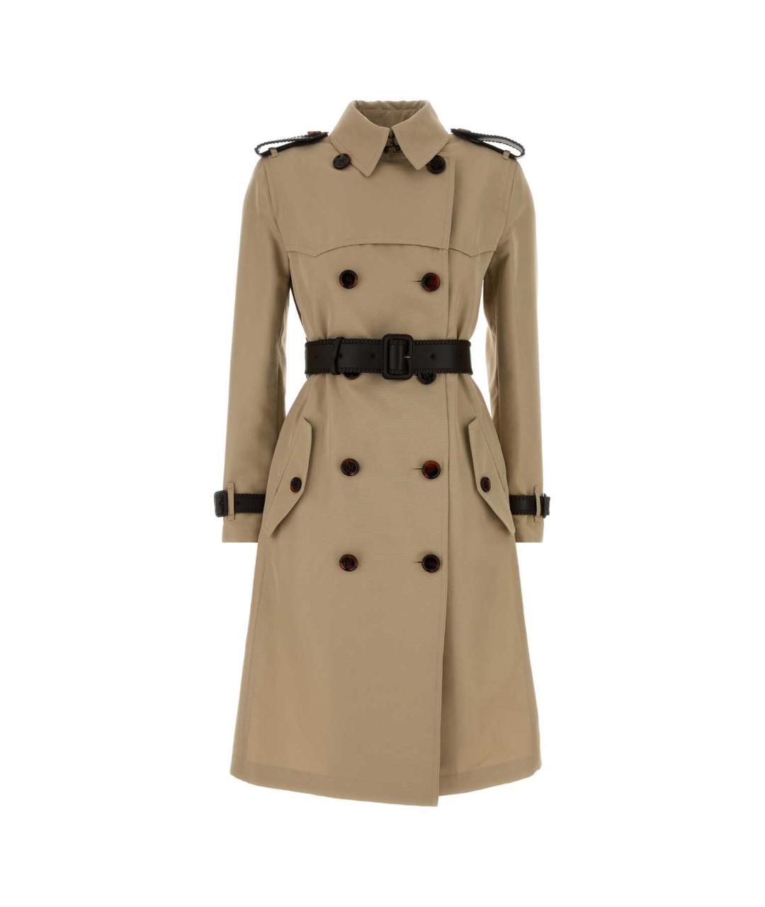 BURBERRY Бежевый хлопковый тренч/плащ, фото 1