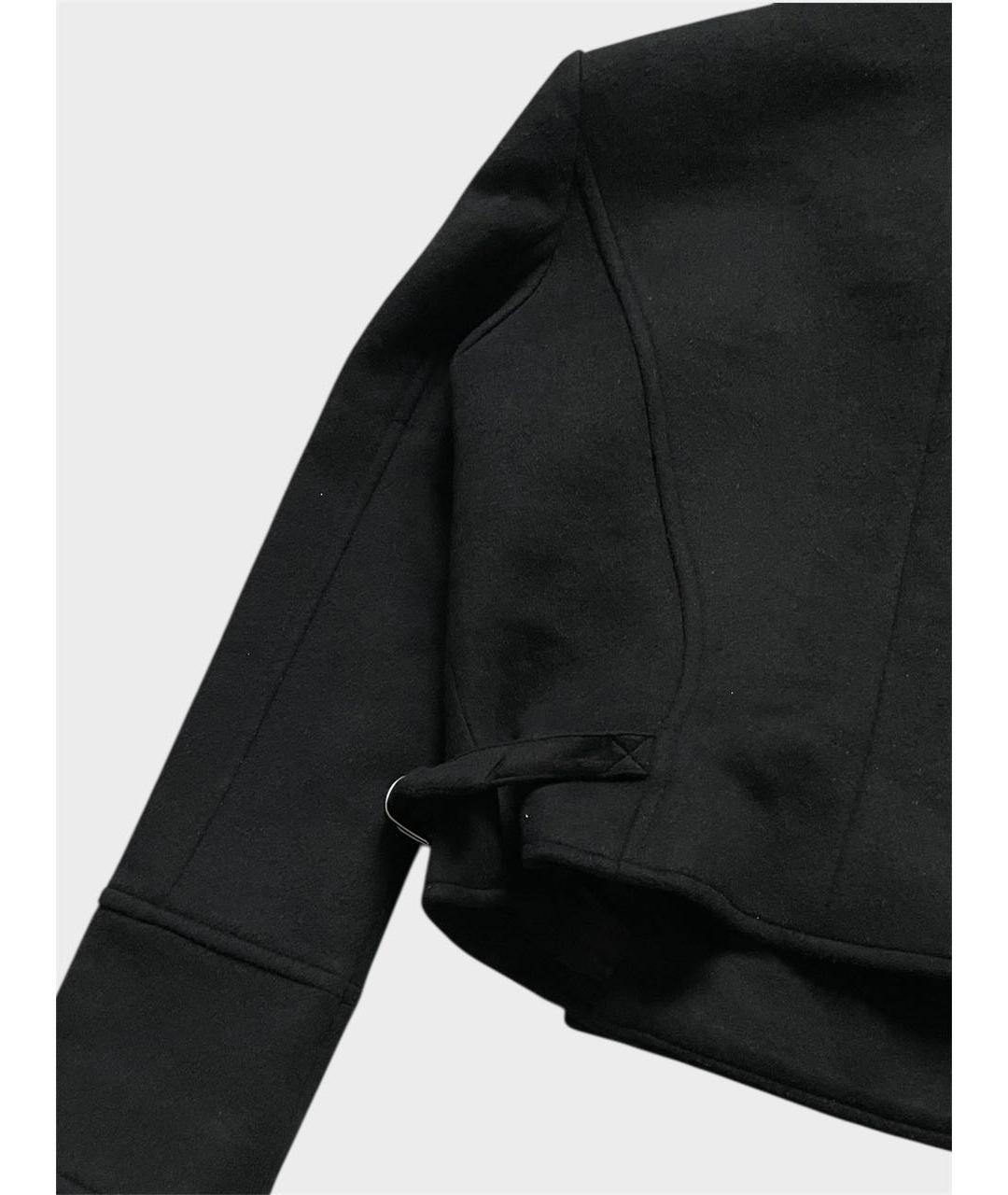PACO RABANNE Черное шерстяное пальто, фото 6