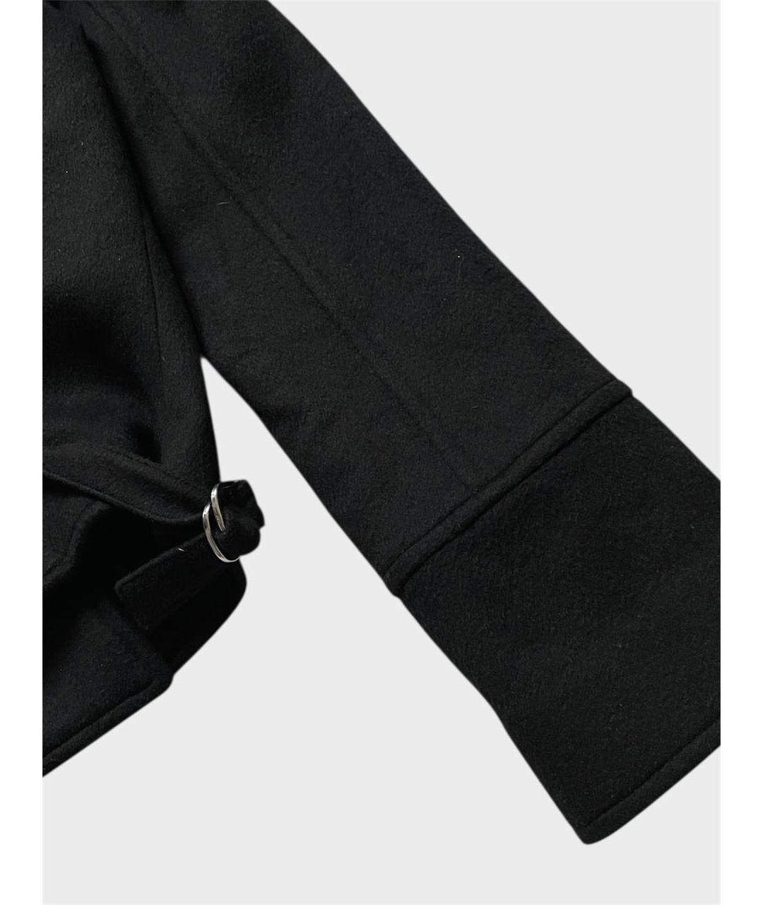 PACO RABANNE Черное шерстяное пальто, фото 5