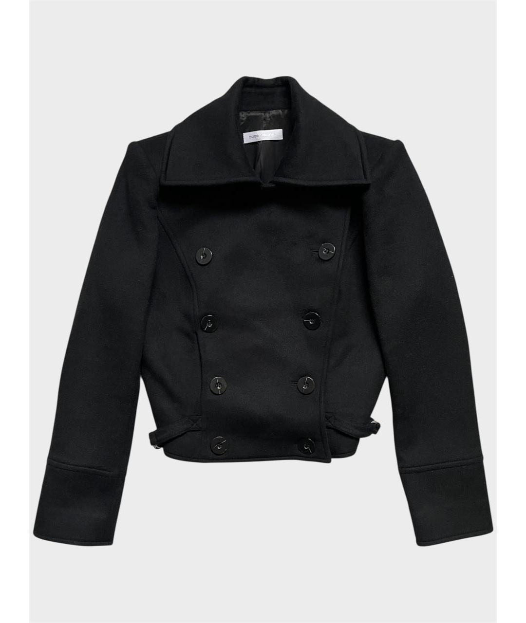 PACO RABANNE Черное шерстяное пальто, фото 8