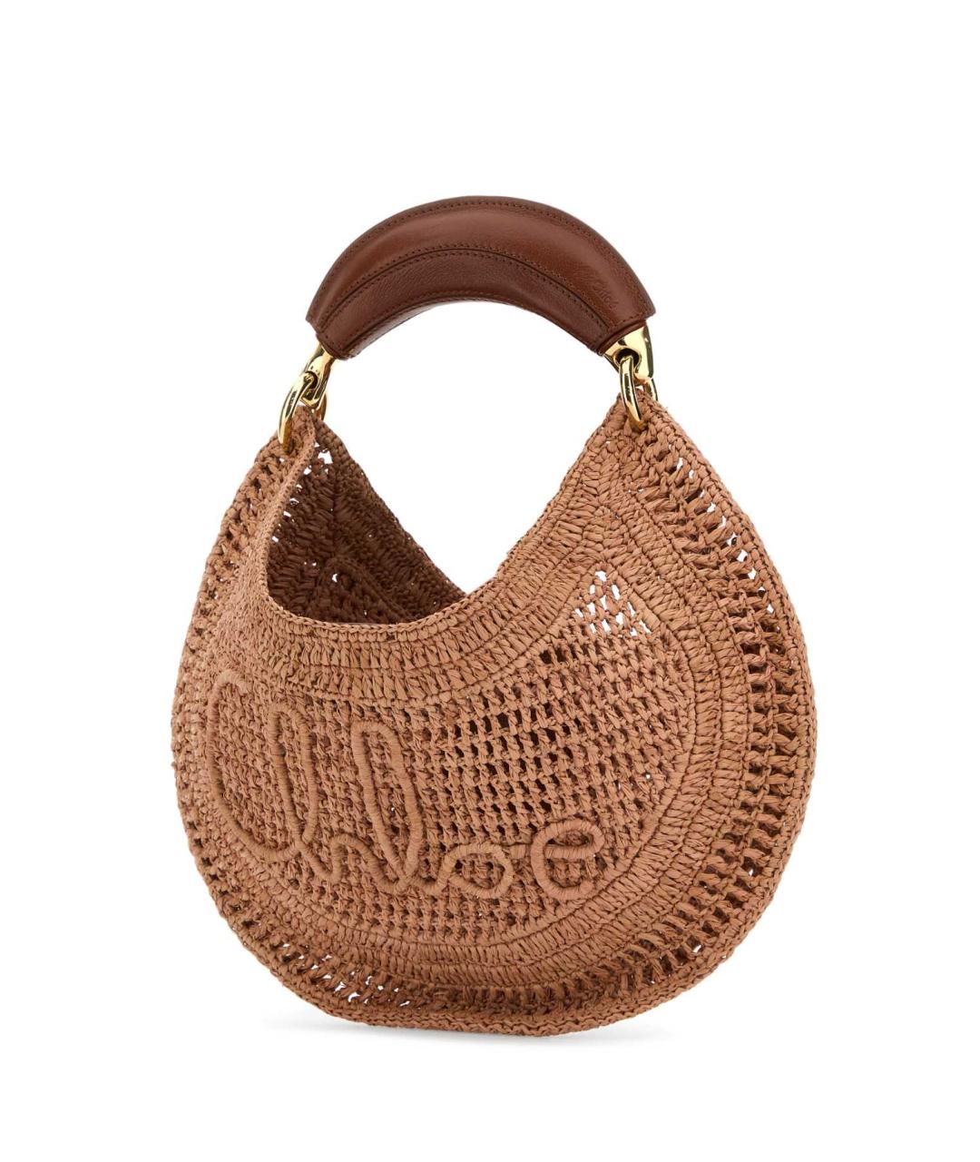 CHLOE Розовая кожаная сумка через плечо, фото 2