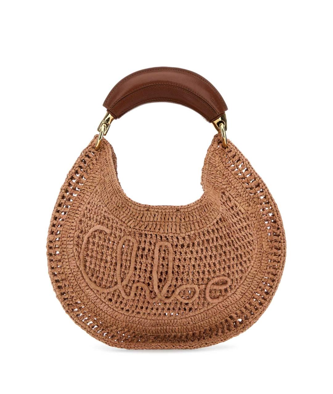 CHLOE Розовая кожаная сумка через плечо, фото 1