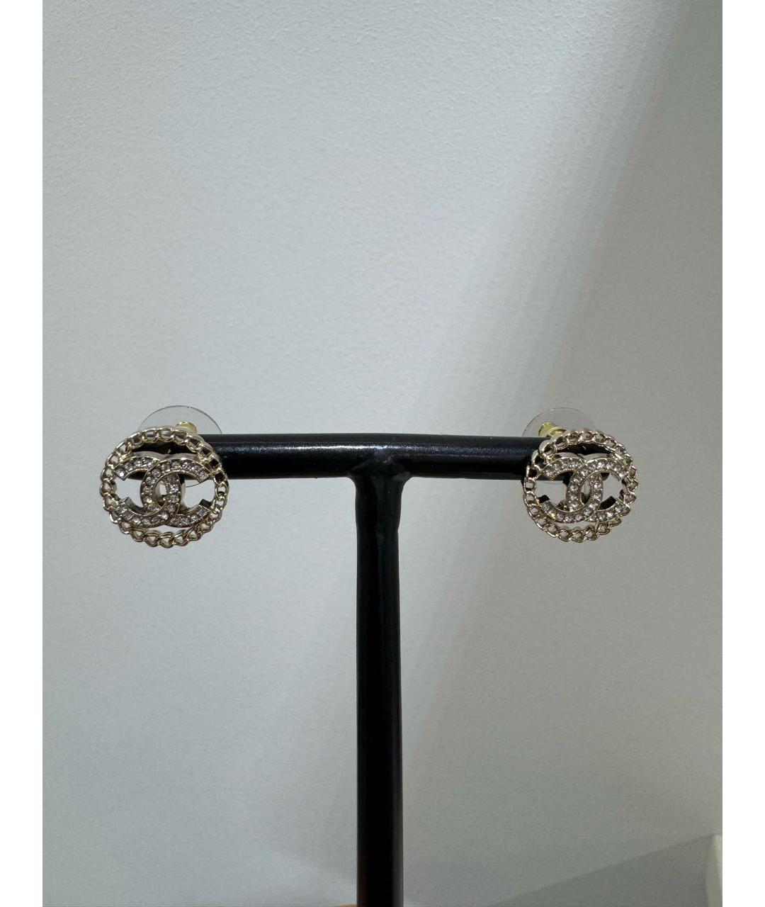 CHANEL Желтые серьги, фото 3