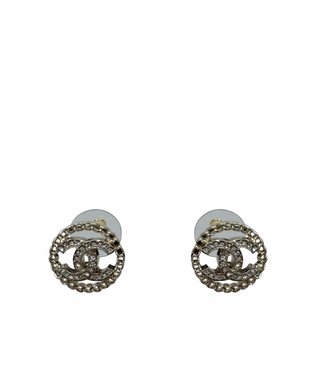 CHANEL Желтые серьги, фото 1