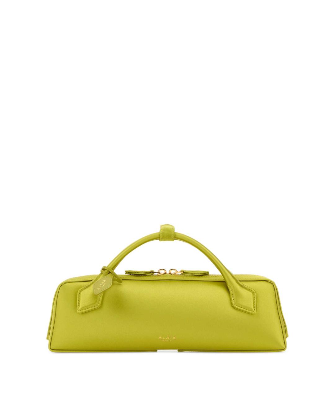 ALAIA Зеленая тканевая сумка с короткими ручками, фото 1