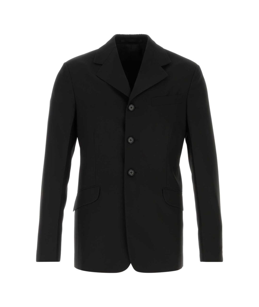 JIL SANDER Черный шерстяной пиджак, фото 1