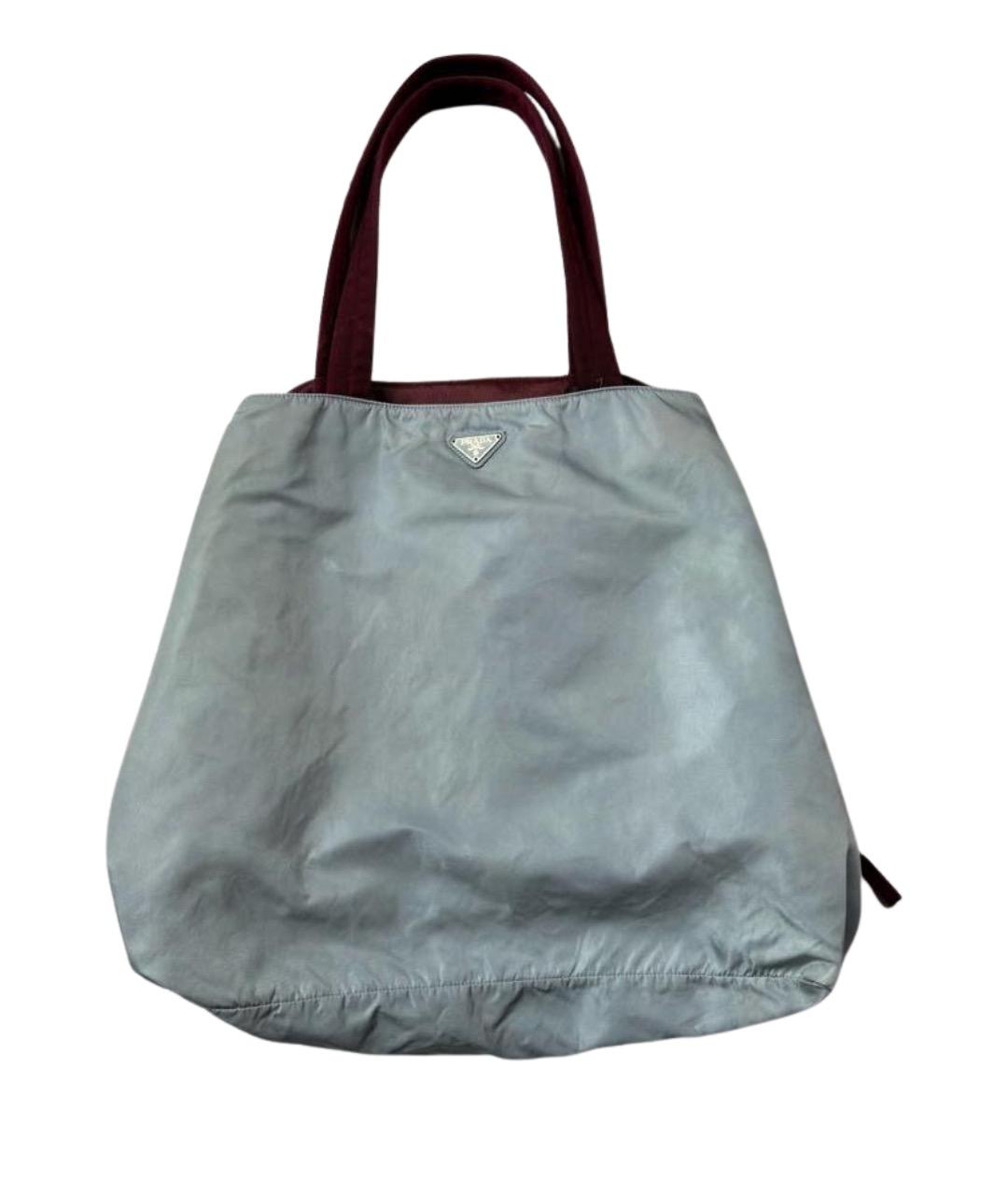 PRADA Голубая дорожная/спортивная сумка, фото 1