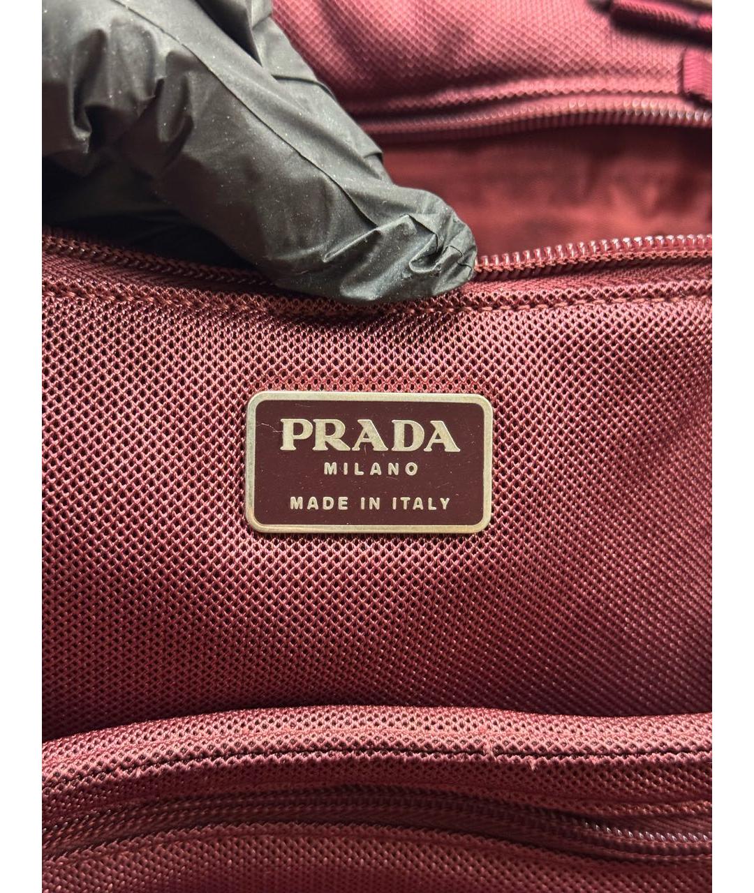PRADA Голубая дорожная/спортивная сумка, фото 7