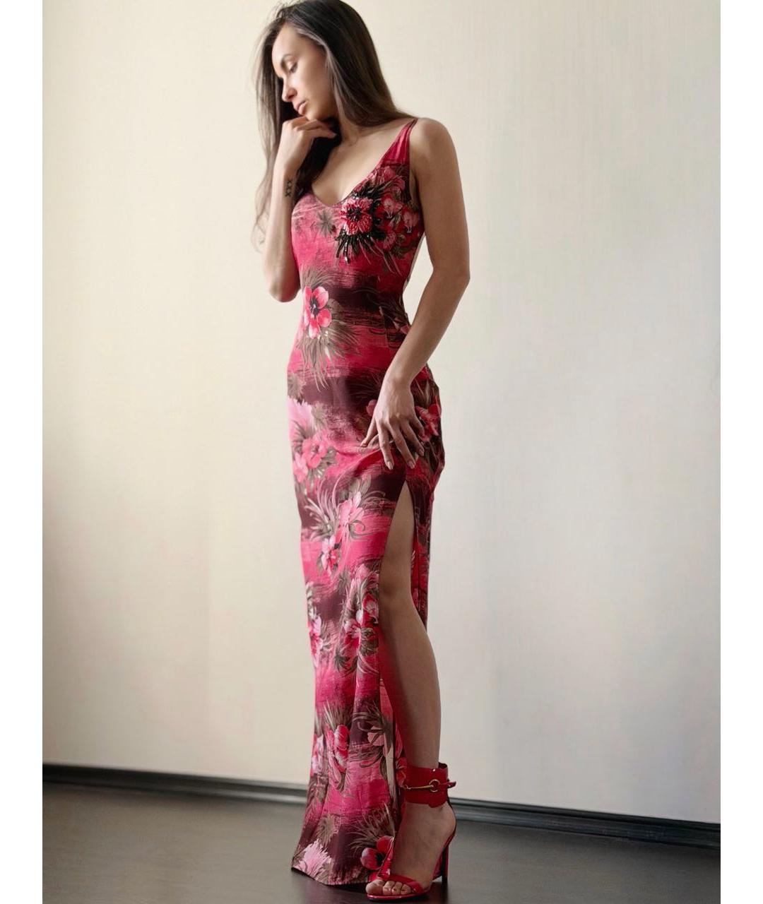 BLUMARINE Мульти шелковый сарафан, фото 5