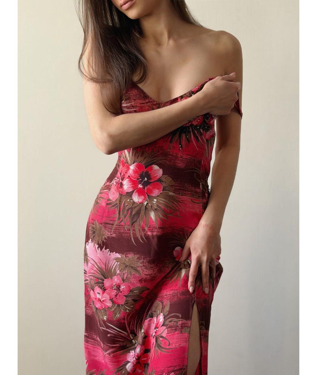 BLUMARINE Мульти шелковый сарафан, фото 6