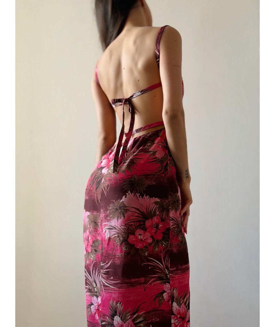 BLUMARINE Мульти шелковый сарафан, фото 8
