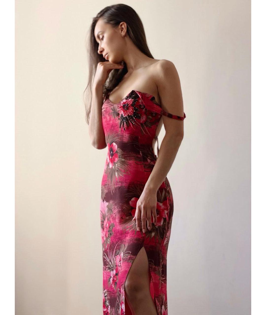 BLUMARINE Мульти шелковый сарафан, фото 7