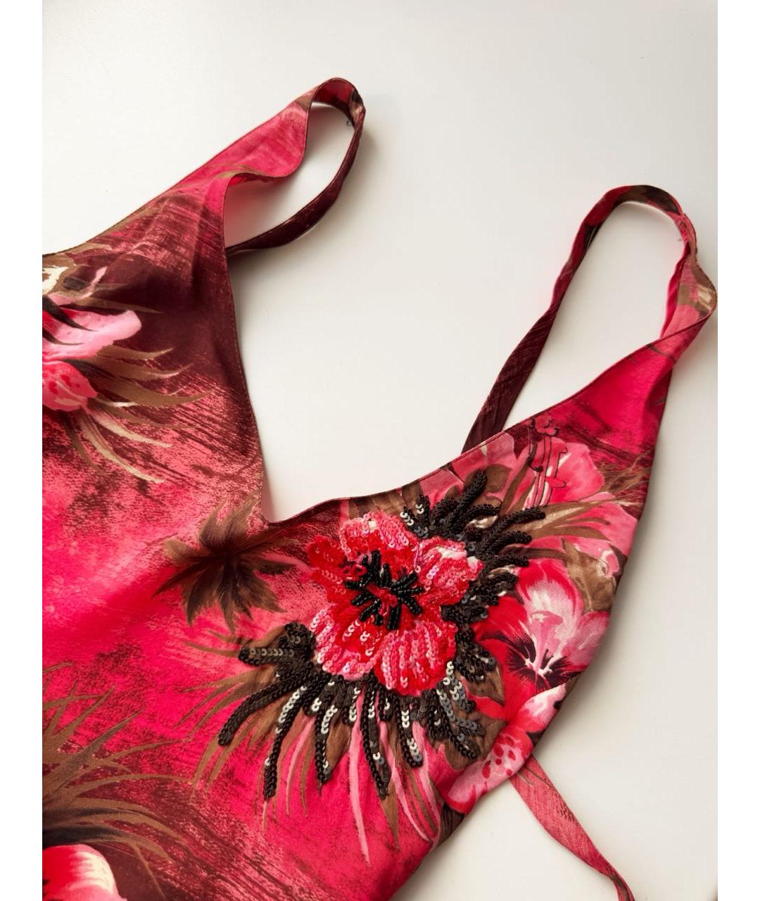 BLUMARINE Мульти шелковый сарафан, фото 3