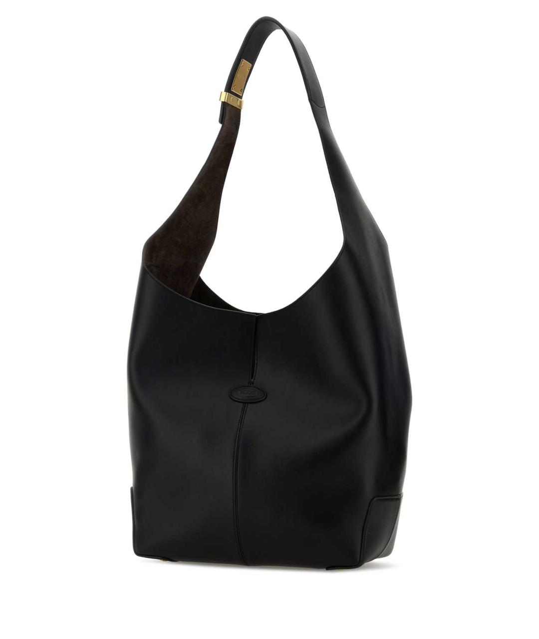 TOD'S Черная кожаная сумка через плечо, фото 2