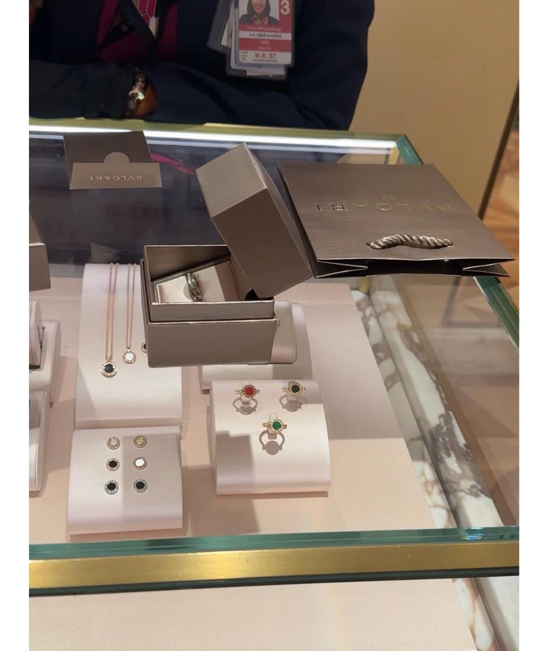 BVLGARI Серебряное кольцо из белого золота, фото 2