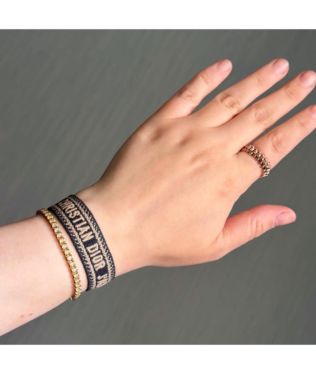 CHRISTIAN DIOR Темно-синий браслет, фото 4