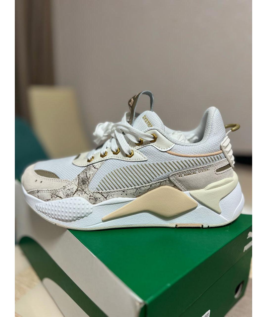 PUMA Белые кожаные кроссовки, фото 8