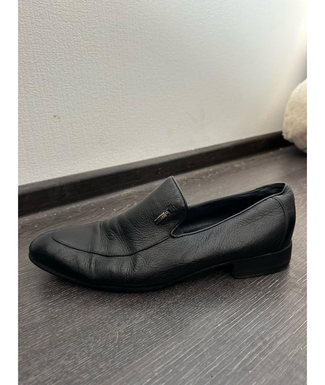 ZILLI Черные кожаные мокасины, фото 5