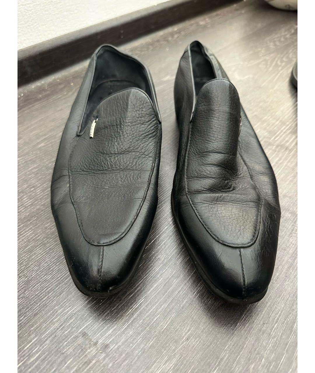 ZILLI Черные кожаные мокасины, фото 2