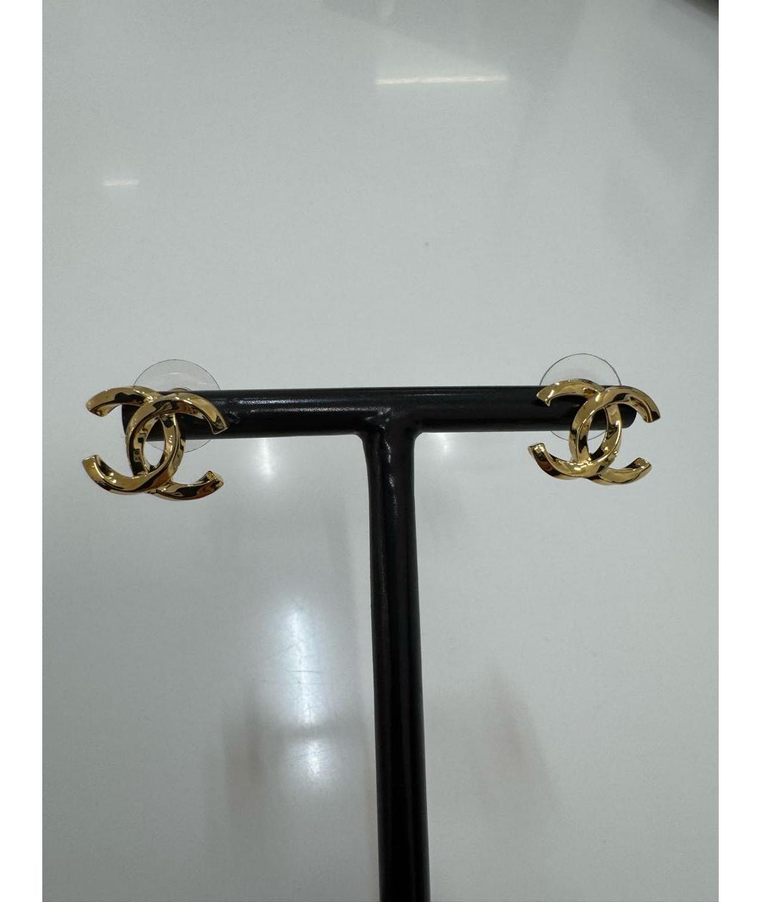CHANEL Желтые серьги, фото 2