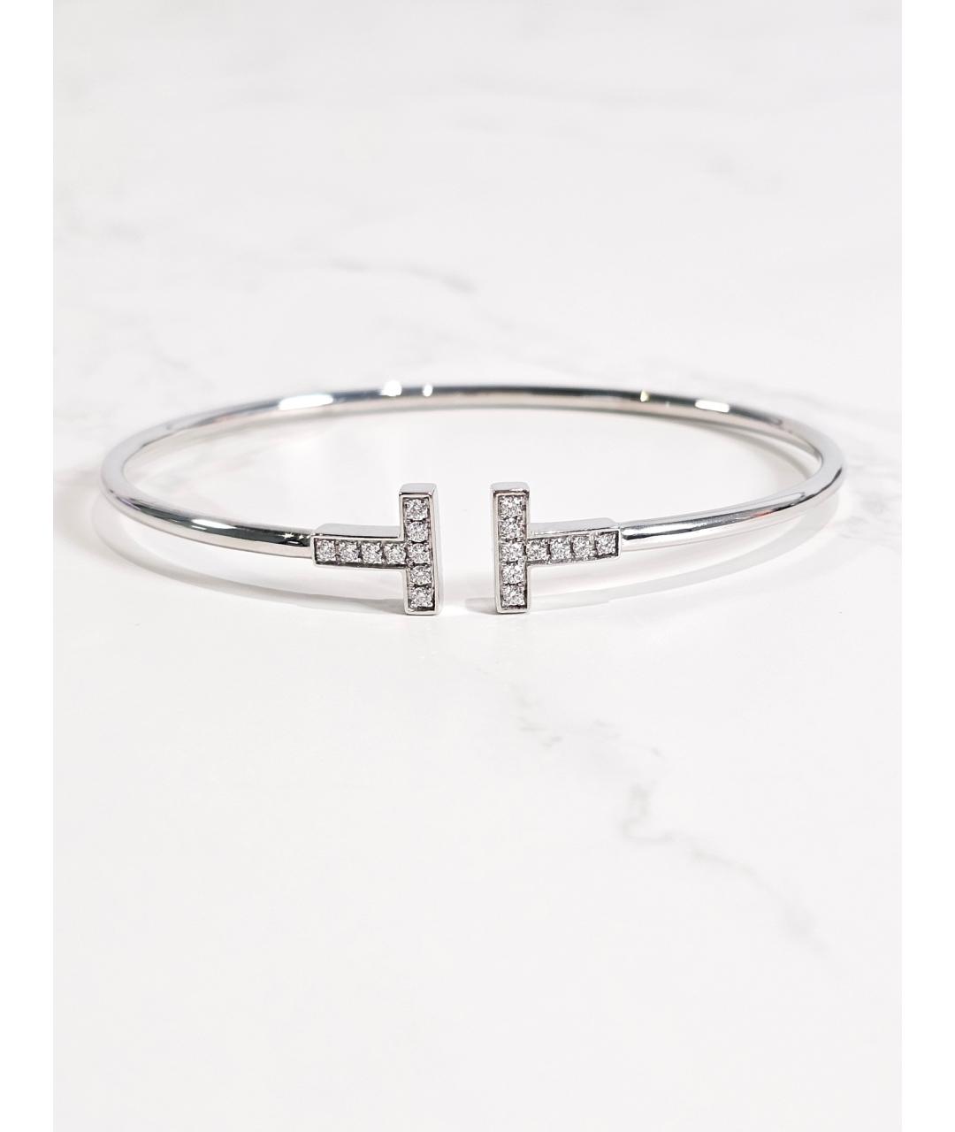 TIFFANY&CO Серебрянный браслет из белого золота, фото 3