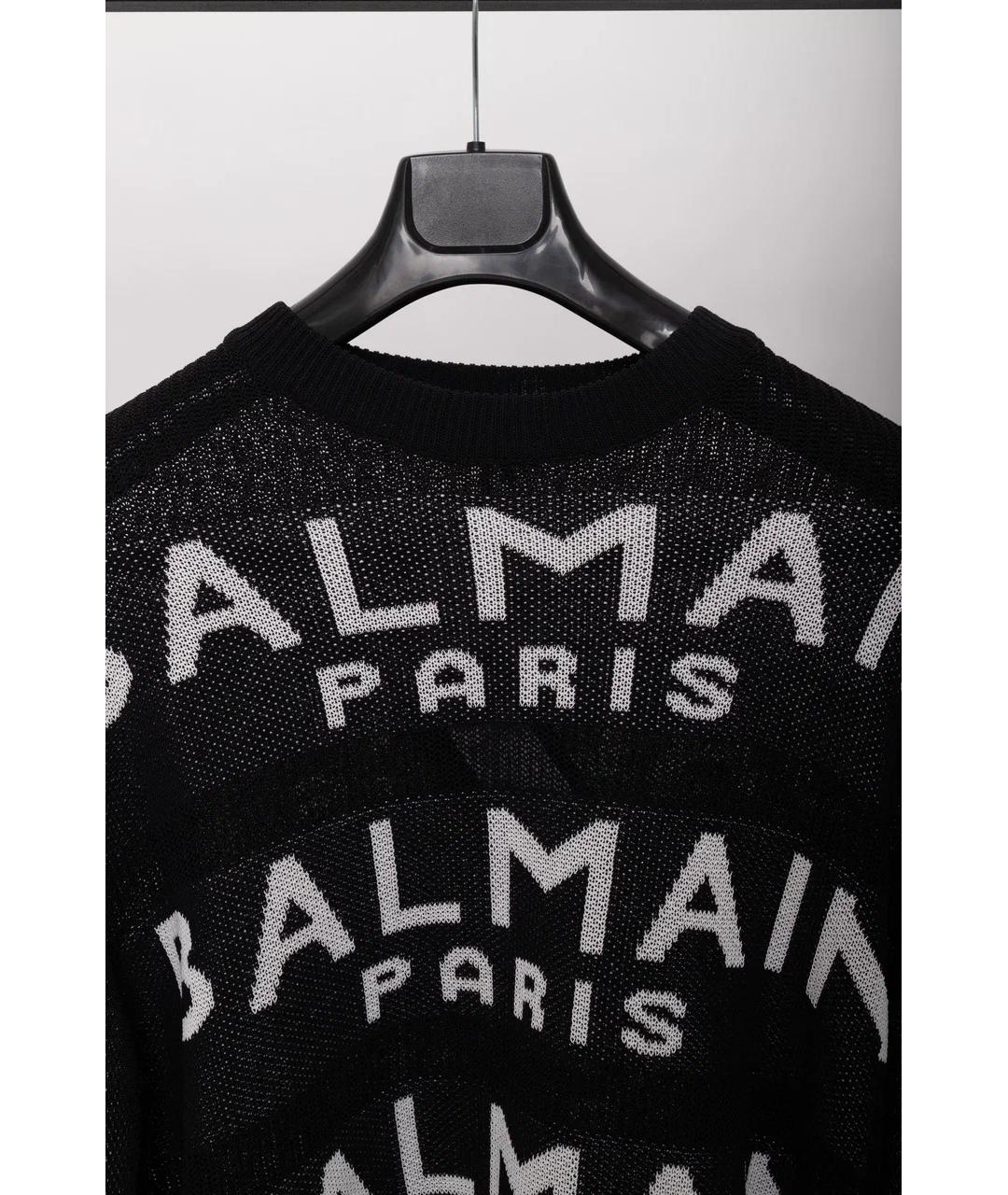 BALMAIN Черный джемпер / свитер, фото 7