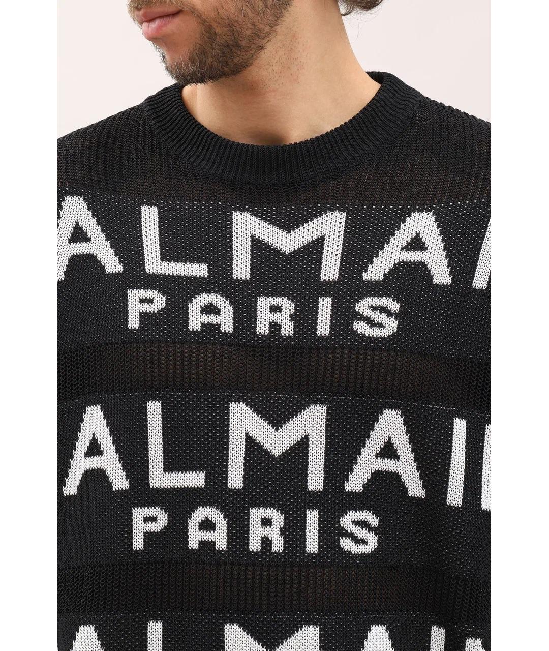 BALMAIN Черный джемпер / свитер, фото 5