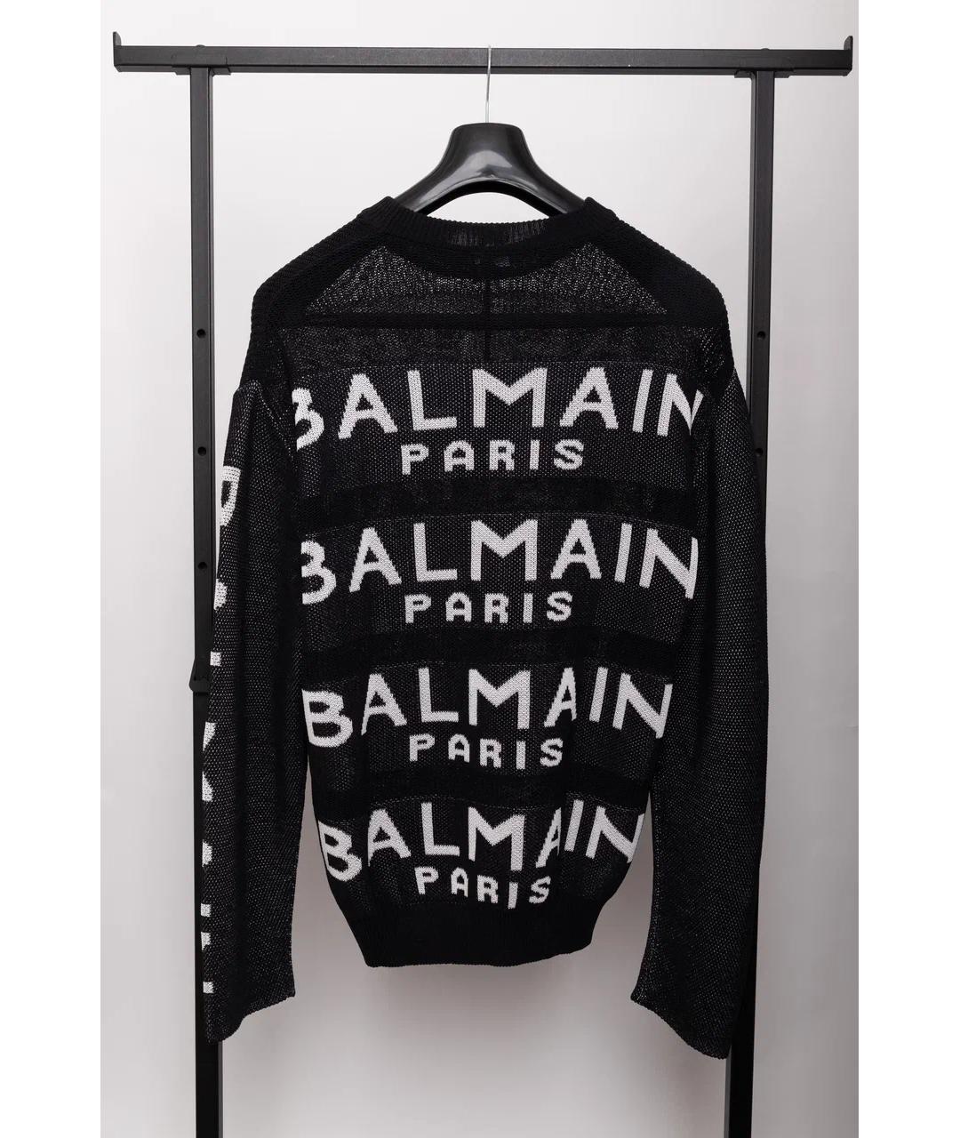 BALMAIN Черный джемпер / свитер, фото 6
