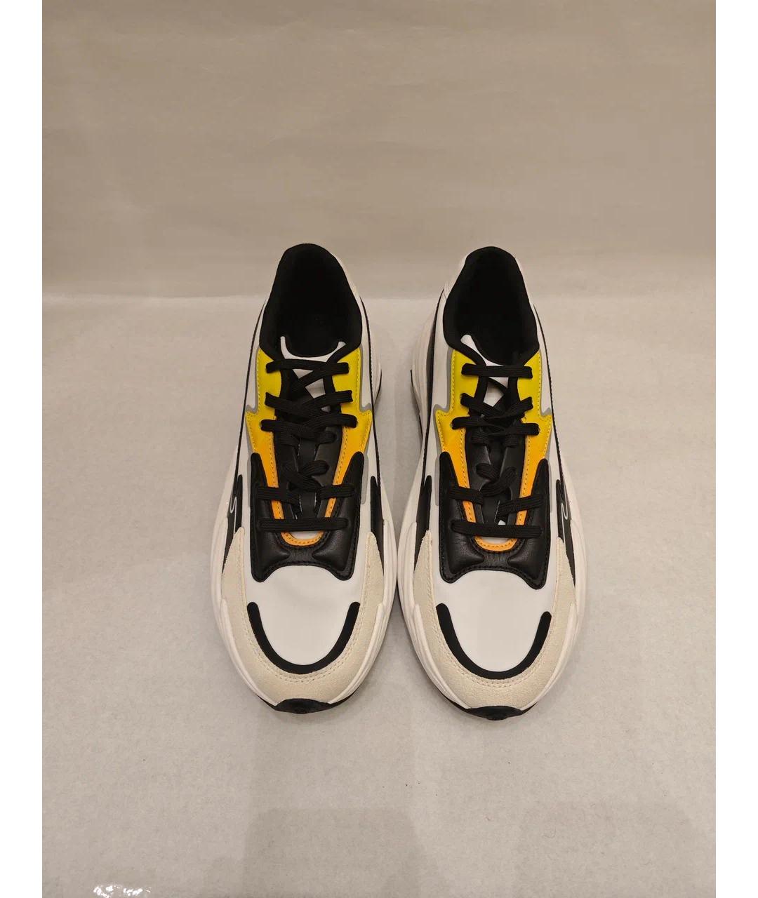 BALMAIN Мульти кожаные низкие кроссовки / кеды, фото 7