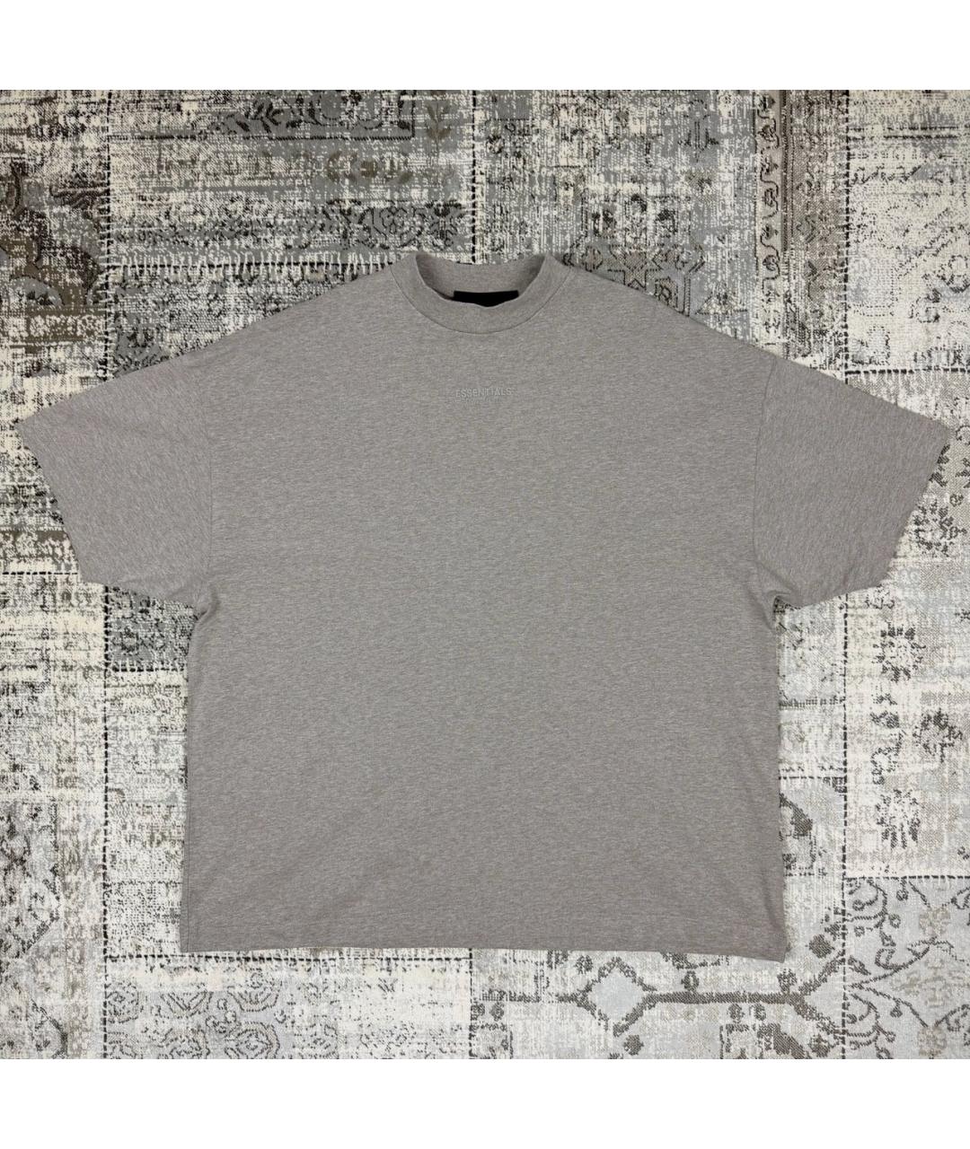 FEAR OF GOD ESSENTIALS Бежевая хлопковая футболка, фото 8