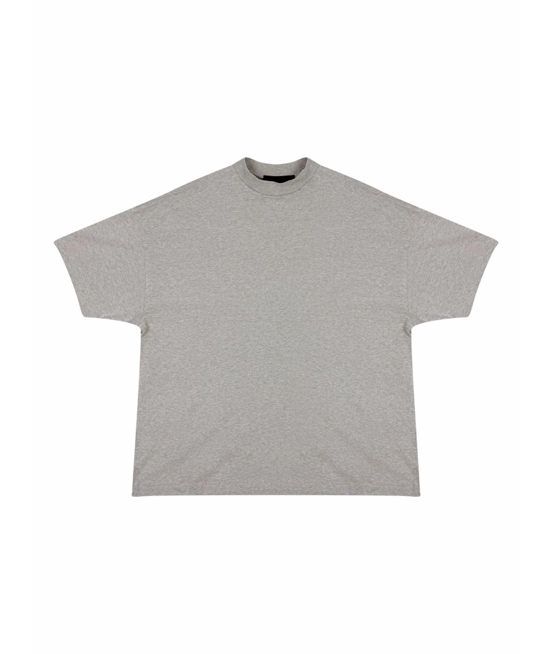 FEAR OF GOD ESSENTIALS Бежевая хлопковая футболка, фото 9