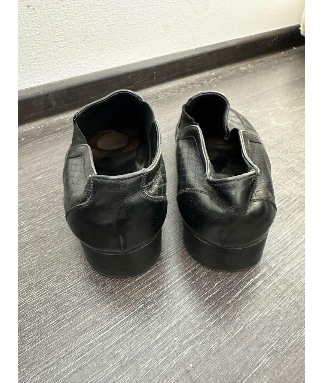 ZILLI Черные кожаные лоферы, фото 4