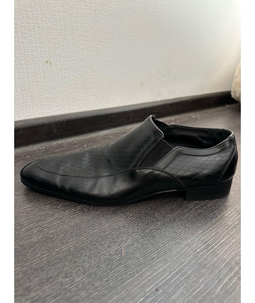 ZILLI Черные кожаные лоферы, фото 5