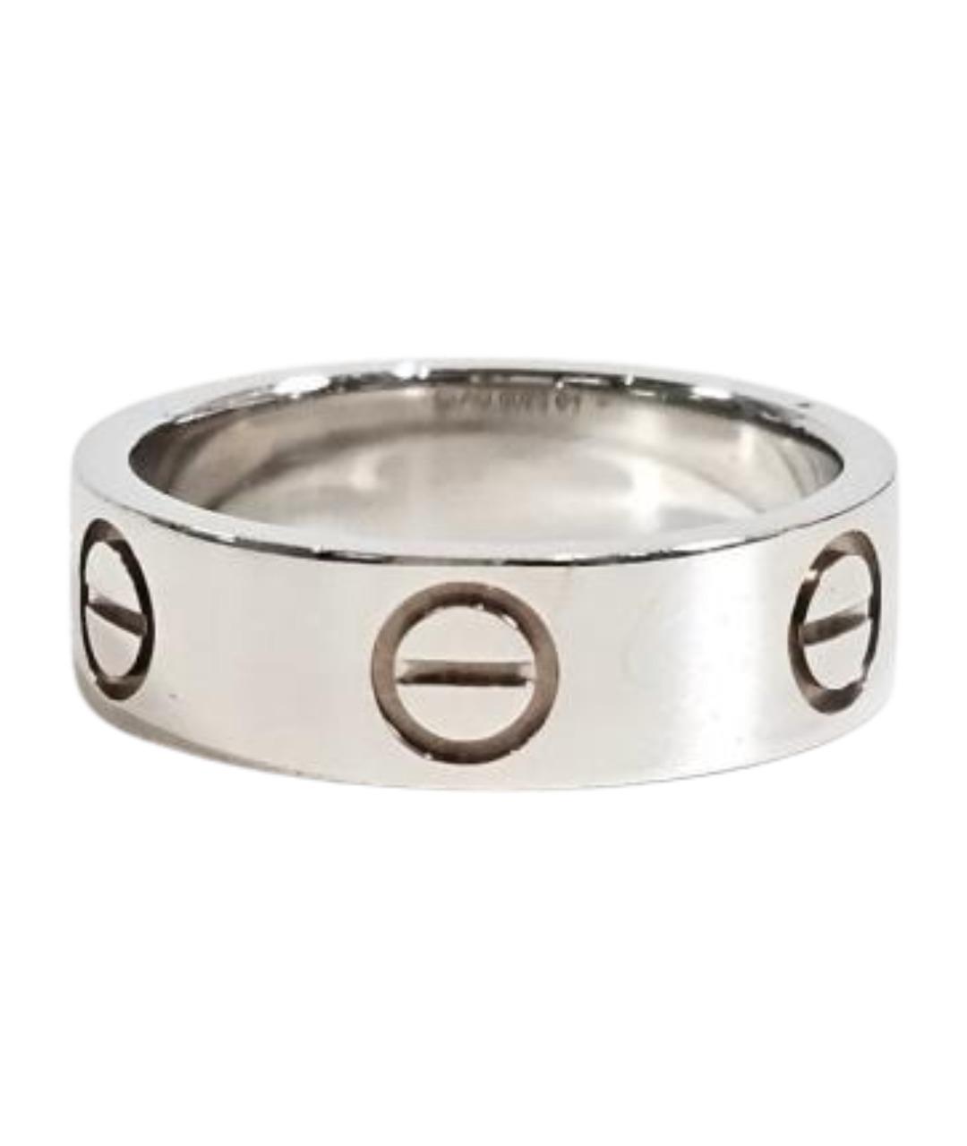 CARTIER Серебряное кольцо из белого золота, фото 1