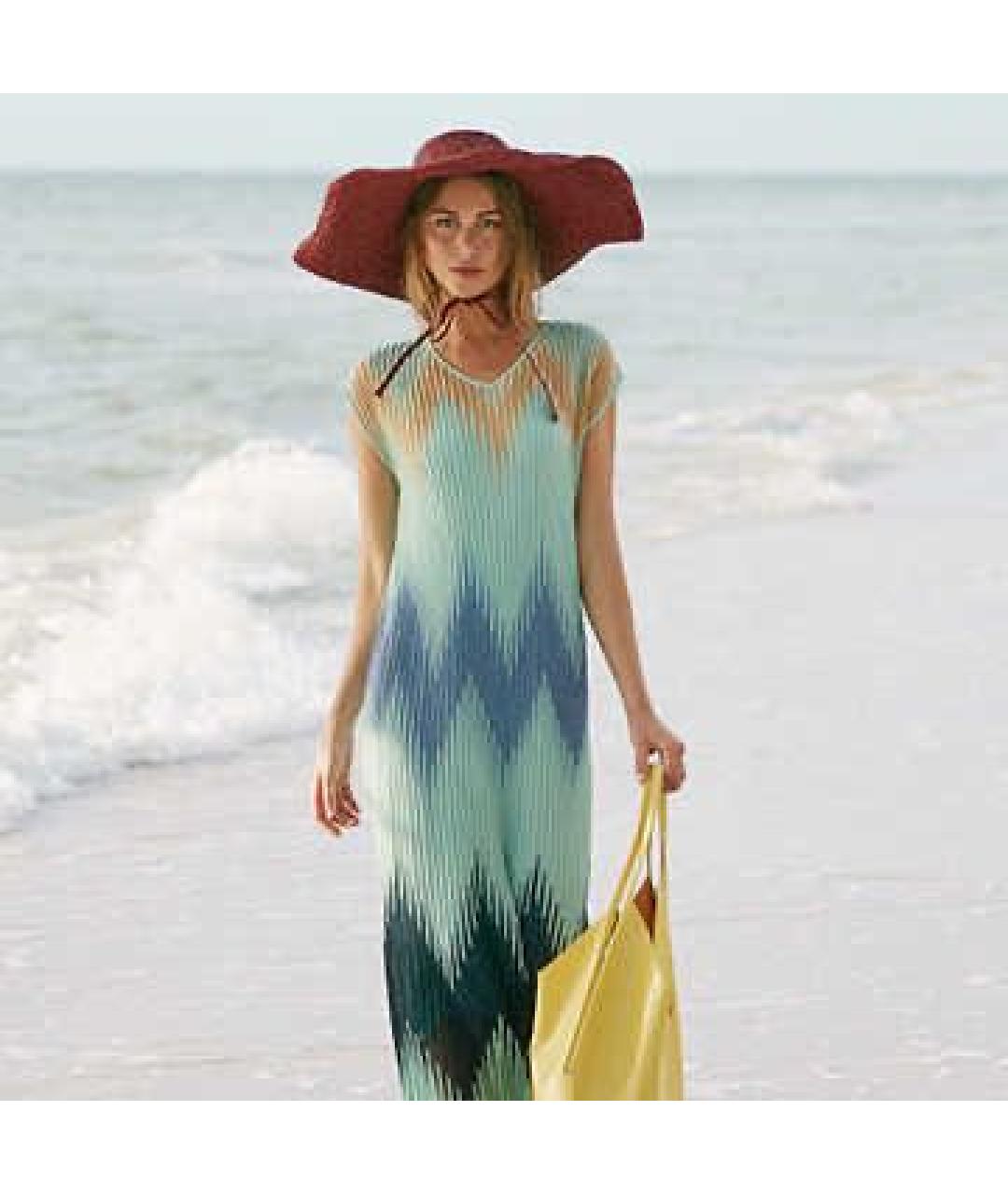 MISSONI Бирюзовое платье, фото 7