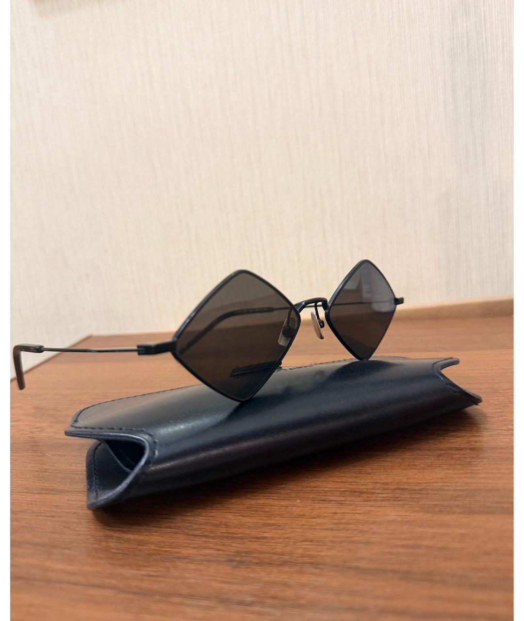 SAINT LAURENT Черные солнцезащитные очки, фото 3