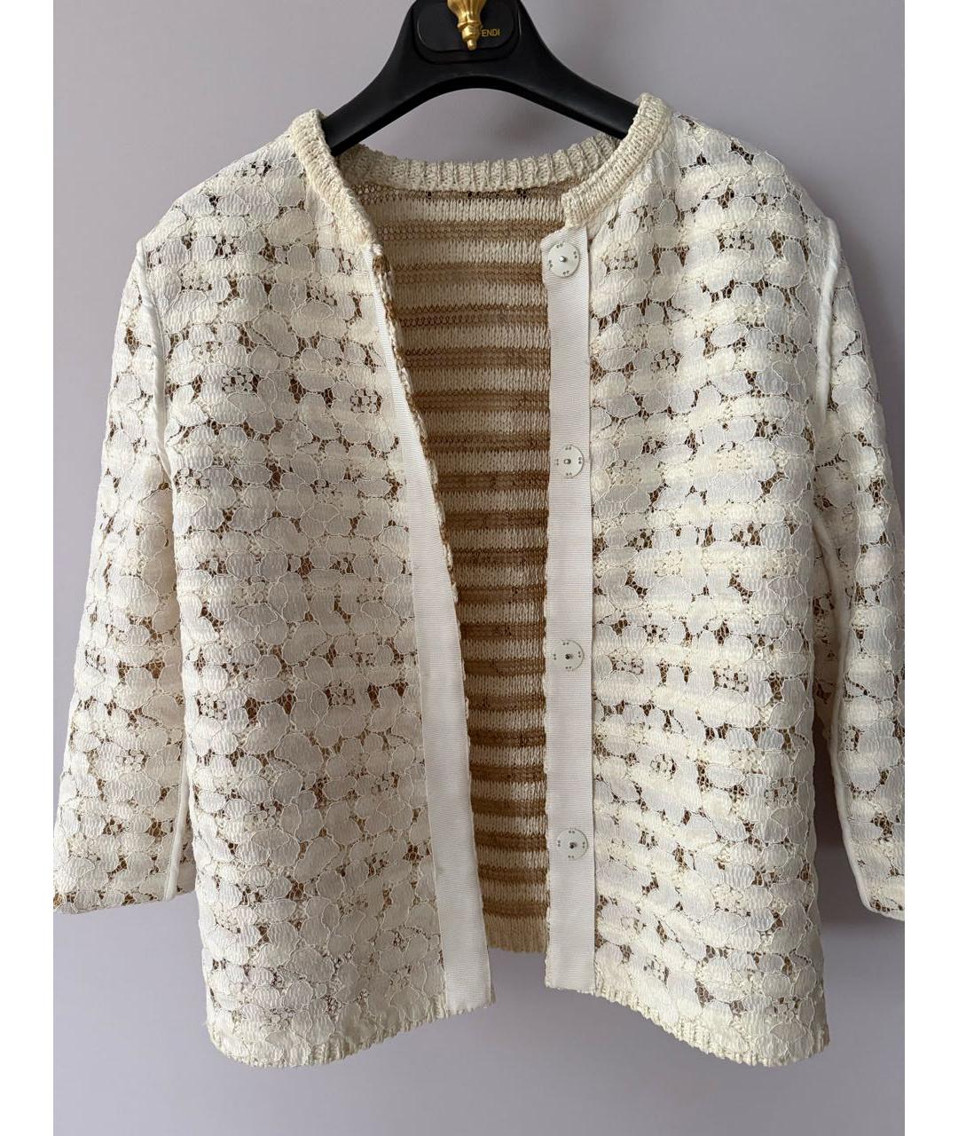 ERMANNO SCERVINO Хлопко-эластановый жакет/пиджак, фото 3