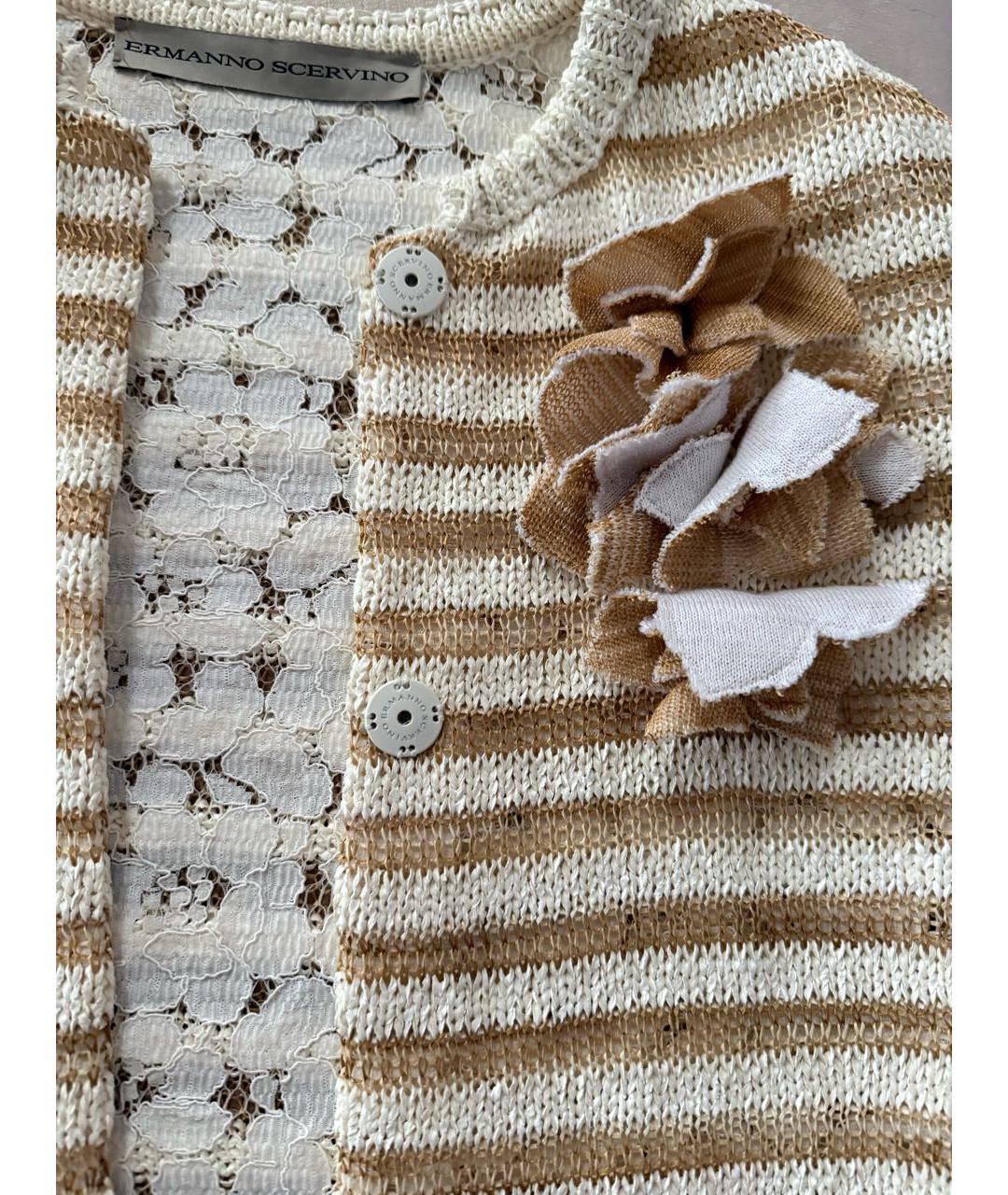 ERMANNO SCERVINO Хлопко-эластановый жакет/пиджак, фото 4