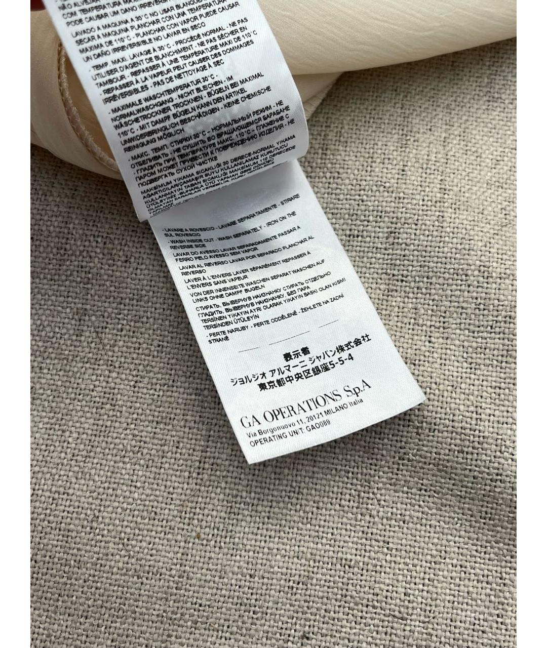 ARMANI EXCHANGE Бежевое платье, фото 5